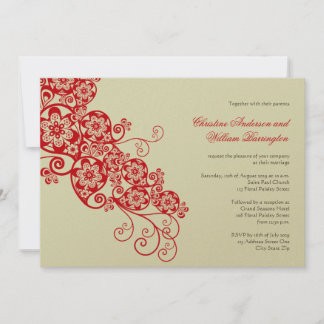 Invitación Elegante Boho Floral Paisley Invitado a la Boda