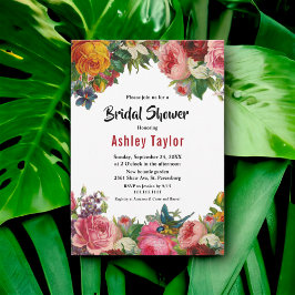 Invitación Elegante Boho Jardín Botánico Floral Bridal Ducha