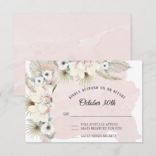 Invitación Elegante Boho Tropical Floral Tierra Fachada Verde