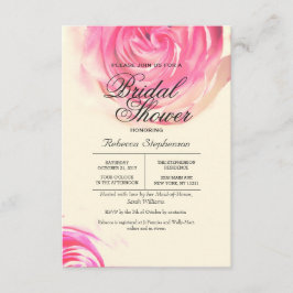 Invitación Elegante Bonito Rosa