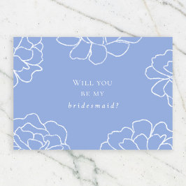 Invitación Elegante Botánica Serás Mi Noviaria