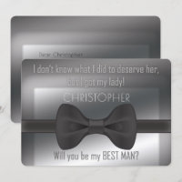 Elegante Bowtie Serás Mi Mejor Hombre