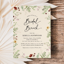 Invitación Elegante Brunch Boho Bridal Brunch