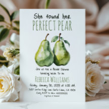 Elegante Brunch Greenery Perfect Pear Bridal Ducha