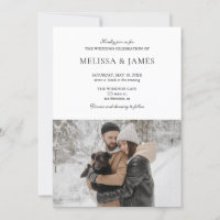 Elegante caligrafía clásica fotografía código QR