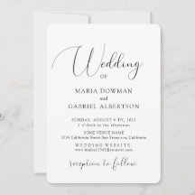 Elegante caligrafía elegante. Boda clásico