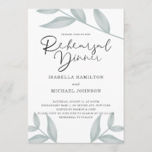 Elegante caligrafía Ensayo botánico Cena