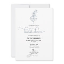 Elegante caligrafía moderna ducha nupcial