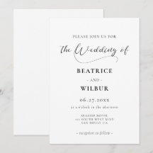 Elegante caligrafía romántica boda