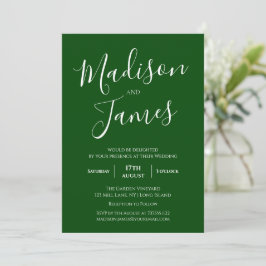 Invitación Elegante caligrafía simple Minimalista moderno