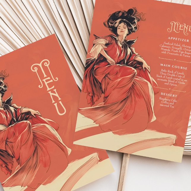 Invitación Elegante carta de Boda de estilo Art Nouveau de Co (Subido por el creador)