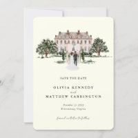 Elegante casa de campo | Ranch Photo Save the Date