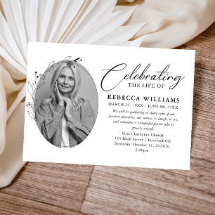 Invitación Elegante celebración de la caligrafía fológica de 