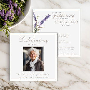 Invitación Elegante celebración de la vida en el lavadero de