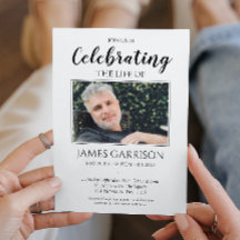 Elegante Celebración de la Vida Foto