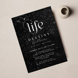 Invitación Elegante celebración del funeral de la vida en már