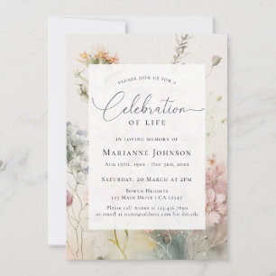 Invitación Elegante celebración floral del monumento a la vid