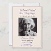 Elegante ceremonia funeraria/conmemorativa