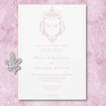 Elegante Chinoisería Rosa con Ave y Cima Nupcial