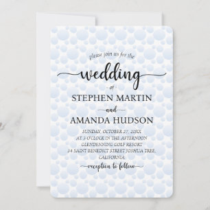 Invitación Elegante clásico Boda Minimalista de Ceremonia Sim