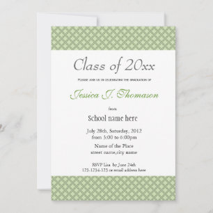 Invitación Elegante, clásico, graduación de fotografía gráfic
