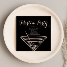 Elegante Clásico Martini Dink Adulto Nacimiento Ne