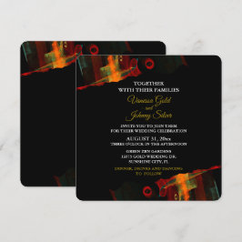 Invitación Elegante Clásico Moderno Tendencia Patrón #903 Bod