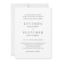 Elegante Classic Formal All In One QR Code Boda