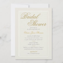 Elegante Classic Triple Frame Ecru Bridal Shower