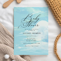 Elegante Cloud 9 Blue Sky Baby Shower