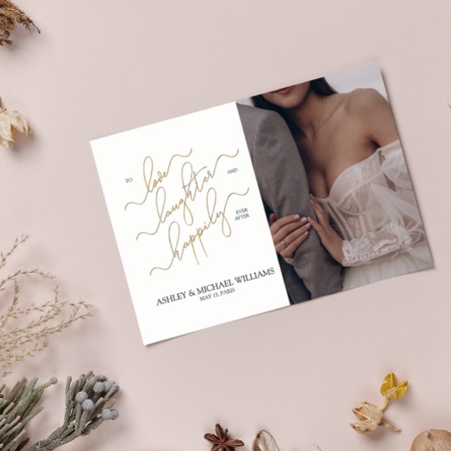 Invitación Elegante código QR 3 guión gráfico feliz para siem (United in Love! Now, Let's Share Laughter and Happily Ever After. Join Our Celebration! 💕🎉)