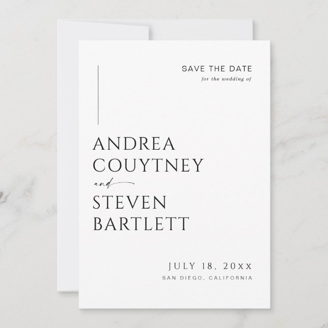 Invitación Elegante Código Qr de Foto para Boda Guardar la Fe (Anverso)