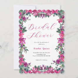 Invitación Elegante color rosa polvoriento color de agua Band