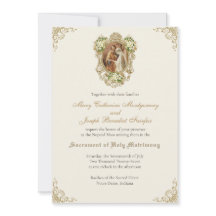 Elegante Compromiso Católico Boda de Oro