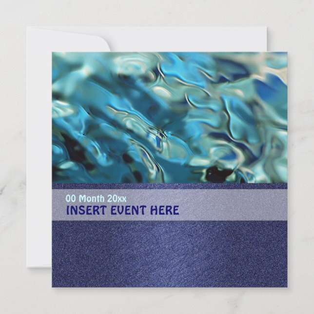 Invitación Elegante conferencia sobre energía ambiental del a (Anverso)