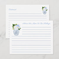 Elegante Consejo Azul Y Blanco Para La Nueva Tarje
