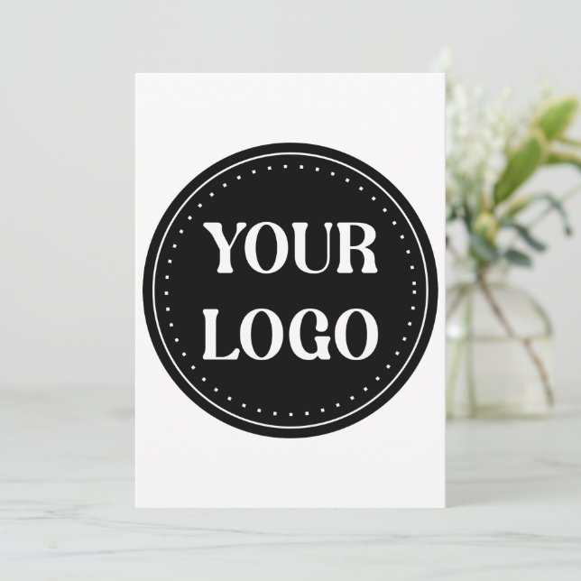 Invitación Elegante, contemporáneo, refinado y personalizable (Anverso de pie)