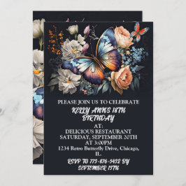 Invitación Elegante Creativo Partido de Cumpleaños de Arte Ma