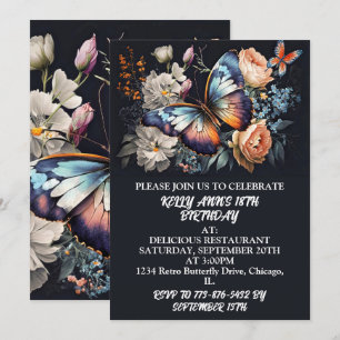 Invitación Elegante Creativo Partido de Cumpleaños de Arte Ma