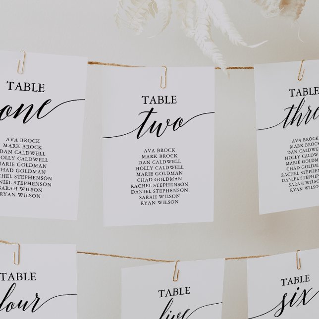 Invitación Elegante Cuadro Negro Número de Asientos 2 (Subido por el creador)