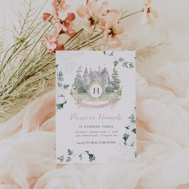 Invitación Elegante cuento de hadas | fiesta de cumpleaños de (Subido por el creador)