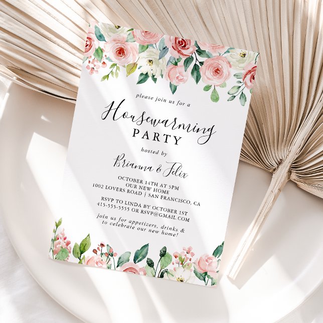 Invitación Elegante Dainty Autumn Fiesta de Calentamiento de  (Subido por el creador)