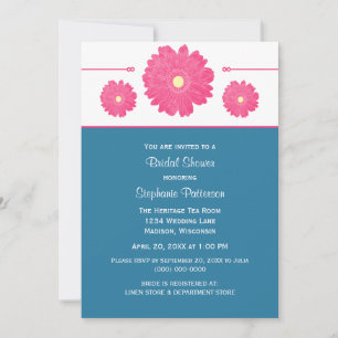 Invitación Elegante Daisies Bridal Shower Invite