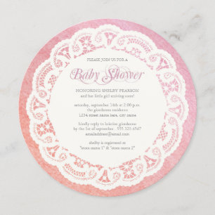 Invitación elegante de Baby Shower del