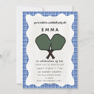 Invitación elegante de baby shower rosa
