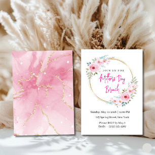 Invitación elegante de brunch del Día de la Madre