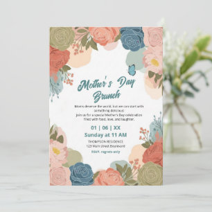 Invitación elegante de brunch del Día de la Madre 