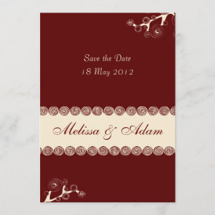 Invitación elegante de la boda