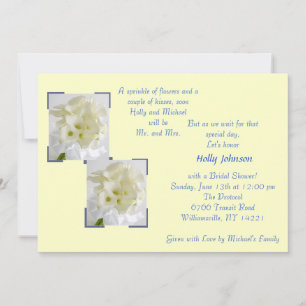Invitación elegante de la cala