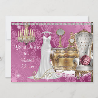 INVITACIÓN ELEGANTE DE LA DUCHA BRIDAL DE LA VENTA